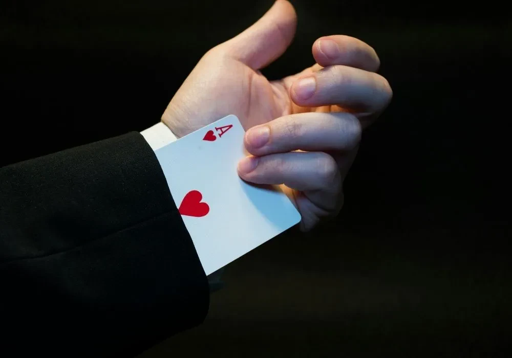 An ace up someone's sleeve