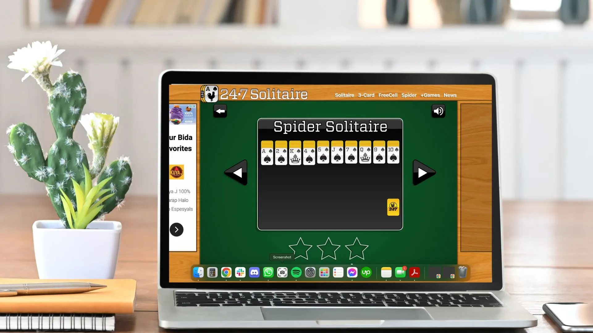 play spider solitaire